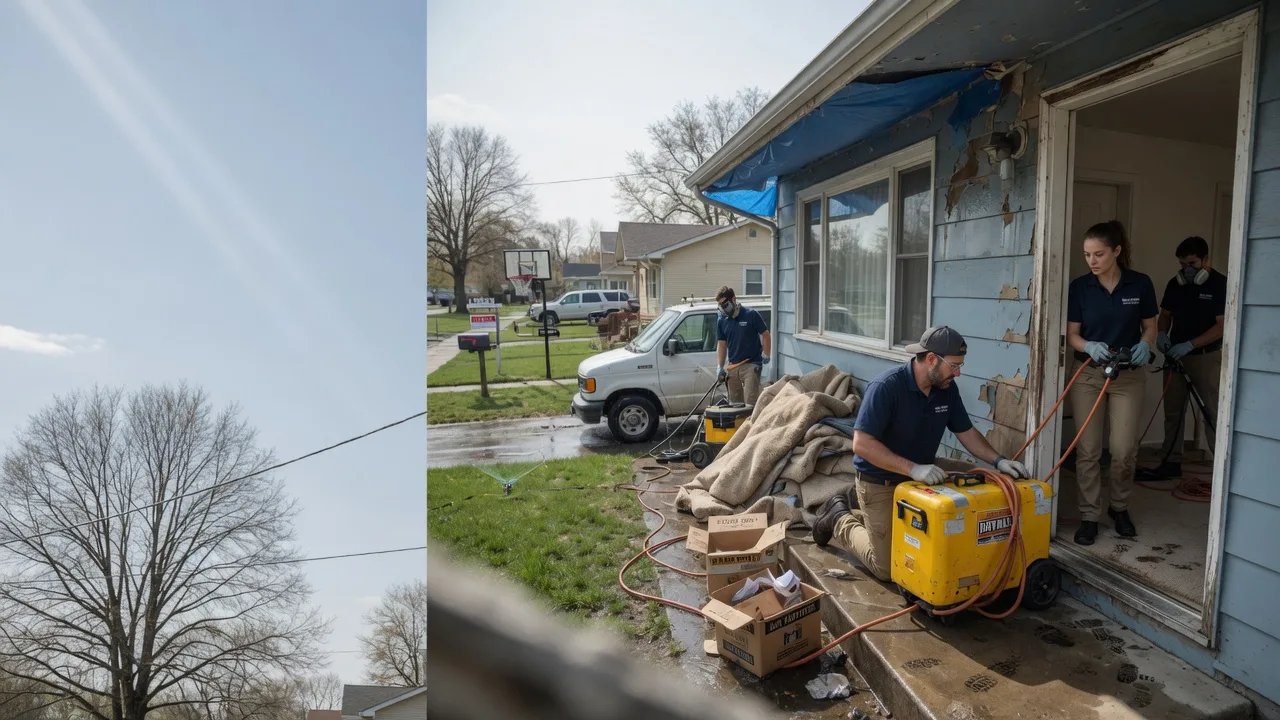 Basement Flood Cleanup in Elsmore, KS near me